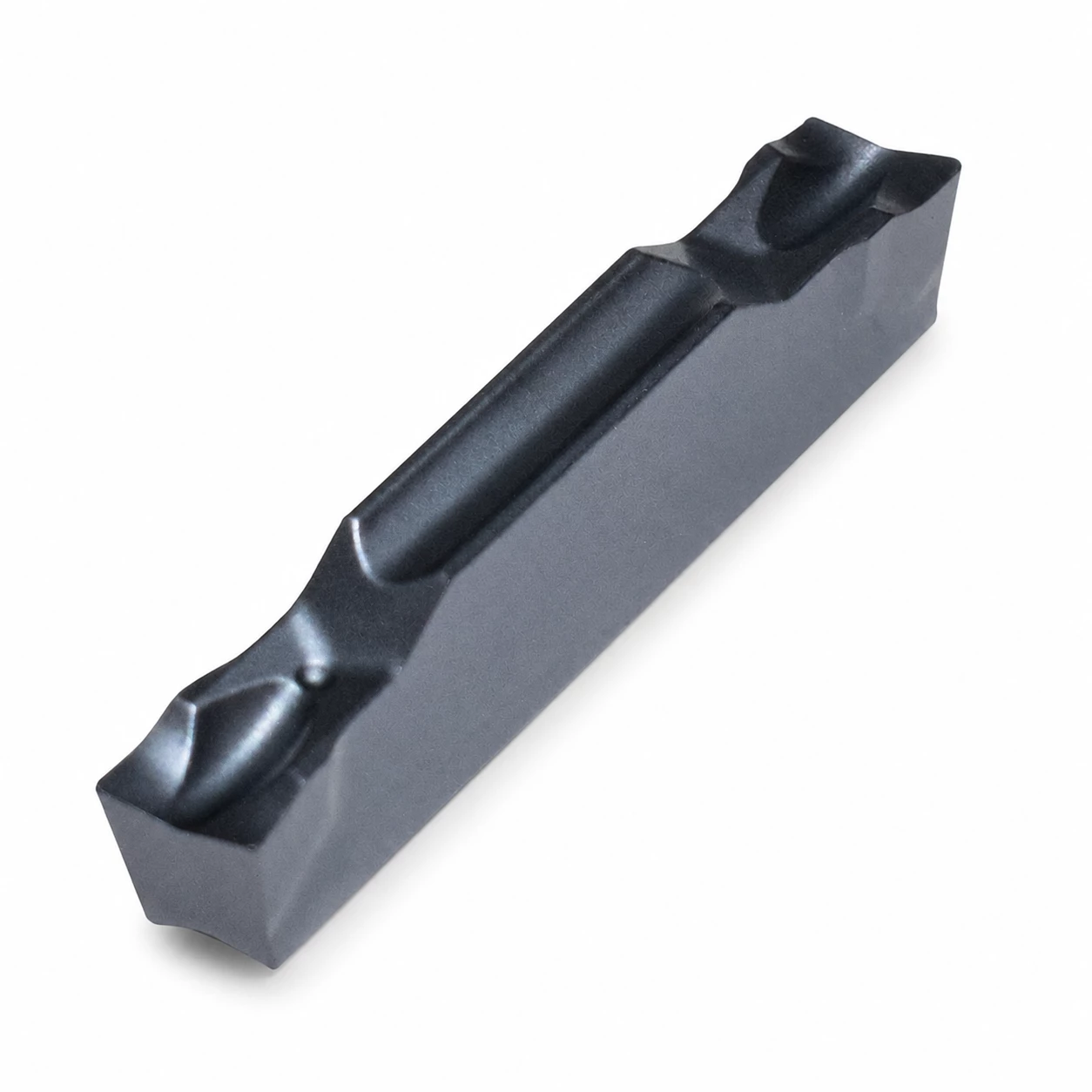 Abstechplatte schräg TDGJ3 Eco-Pro 15° rechts, 3 mm Breite, für butzenfreies Abstechen