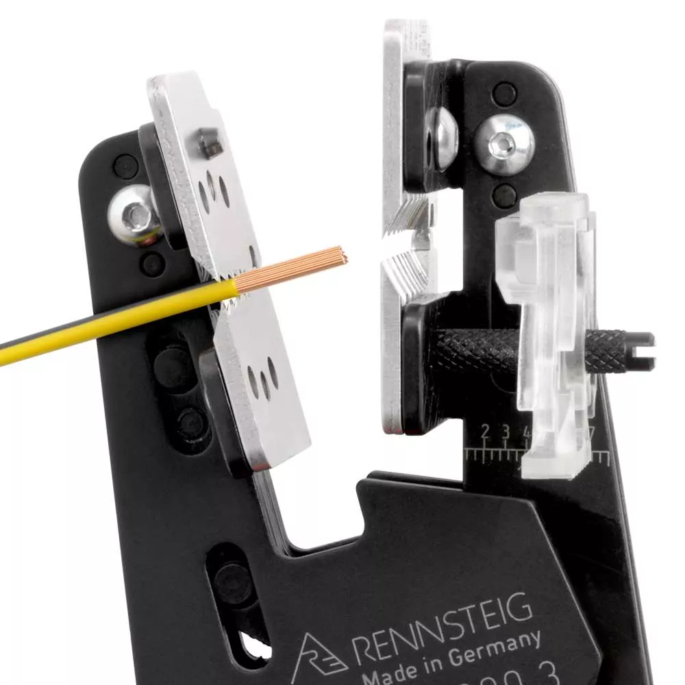 Abisolierzange für DIN-Litzenkabel 0,25 mm² / 0,75 mm² / 1,5 mm² / 2,5 mm² / 4,0 mm² / 6,0 mm²