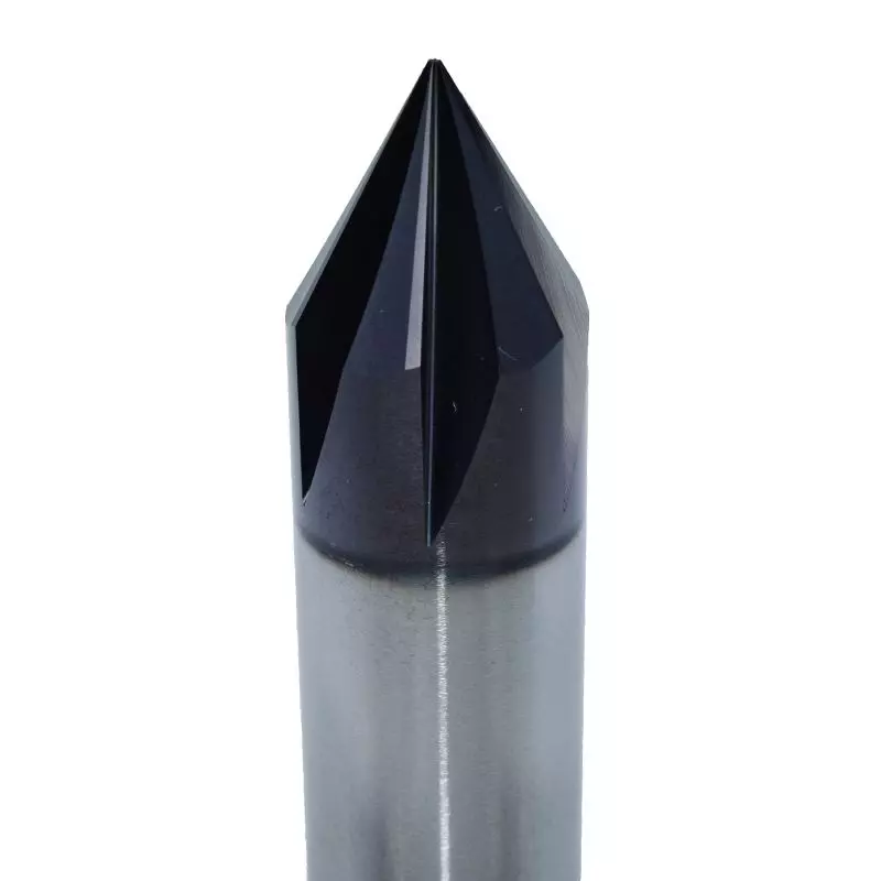 ZCC Cutting Tools Entgratfräser KMG303 mit Ø 12 mm, 6 Zähnen, 60° und HB-Schaft