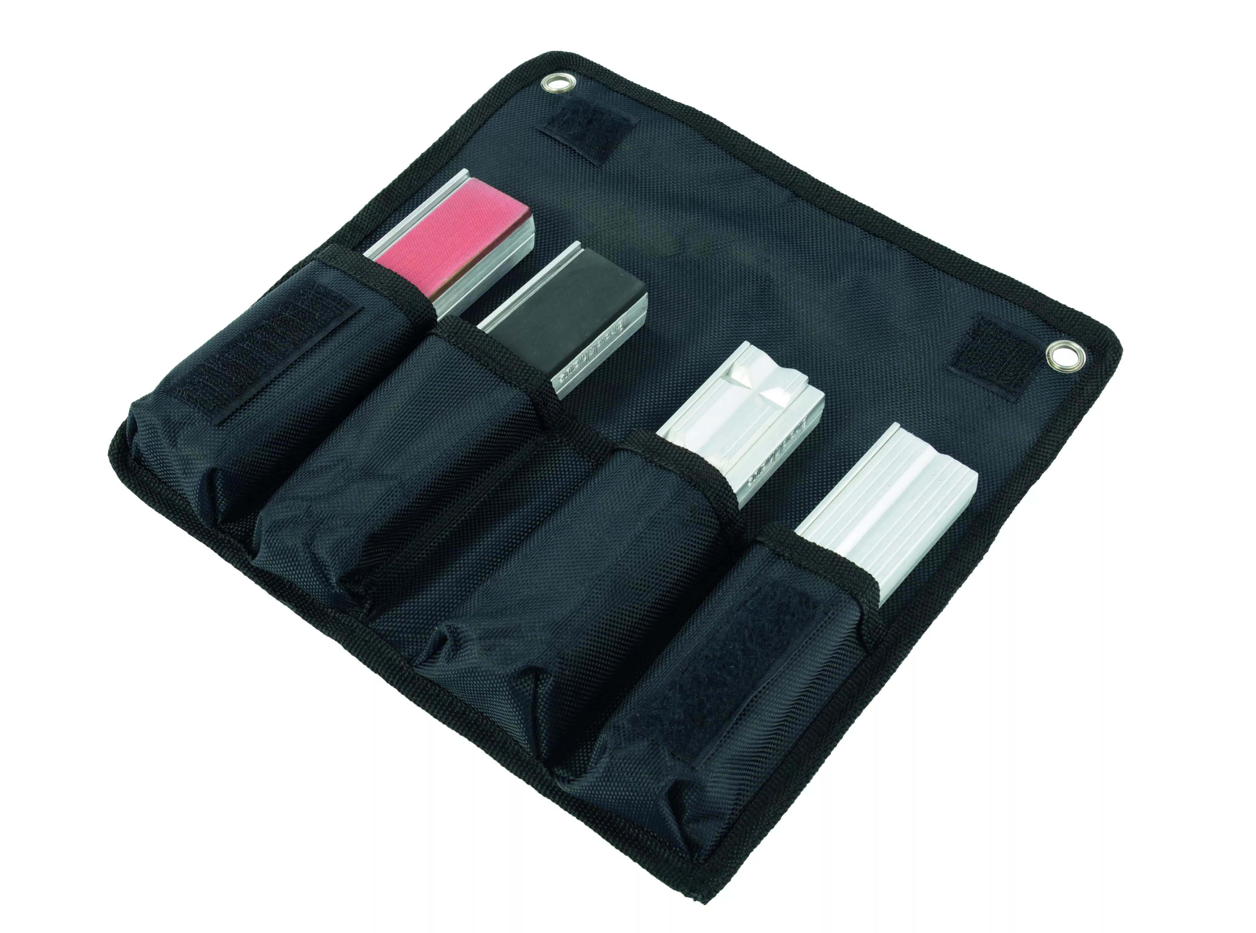 HEUER Schutzbacken-Set Größe 160 mit Typ N, G, F und P aus Aluminium, rechtwinklig und planparallel