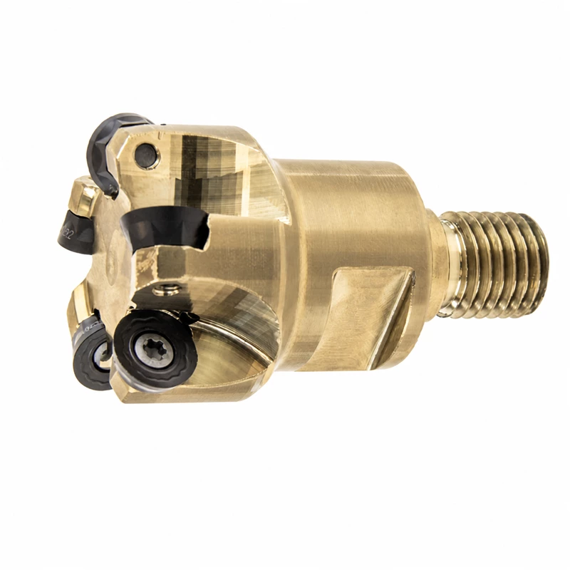Einschraubfräser QCH-25-RD12-M12-02-FMR11 mit Durchmesser 25 mm und 2 Zähnen, Detailansicht