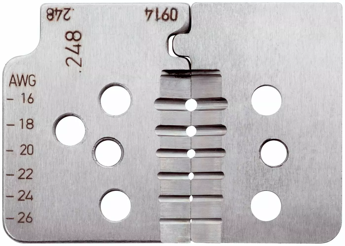 Abisolierzange für PTFE-Einzelader AWG 26 / AWG 24 / AWG 22 / AWG 20 / AWG 18 / AWG 16