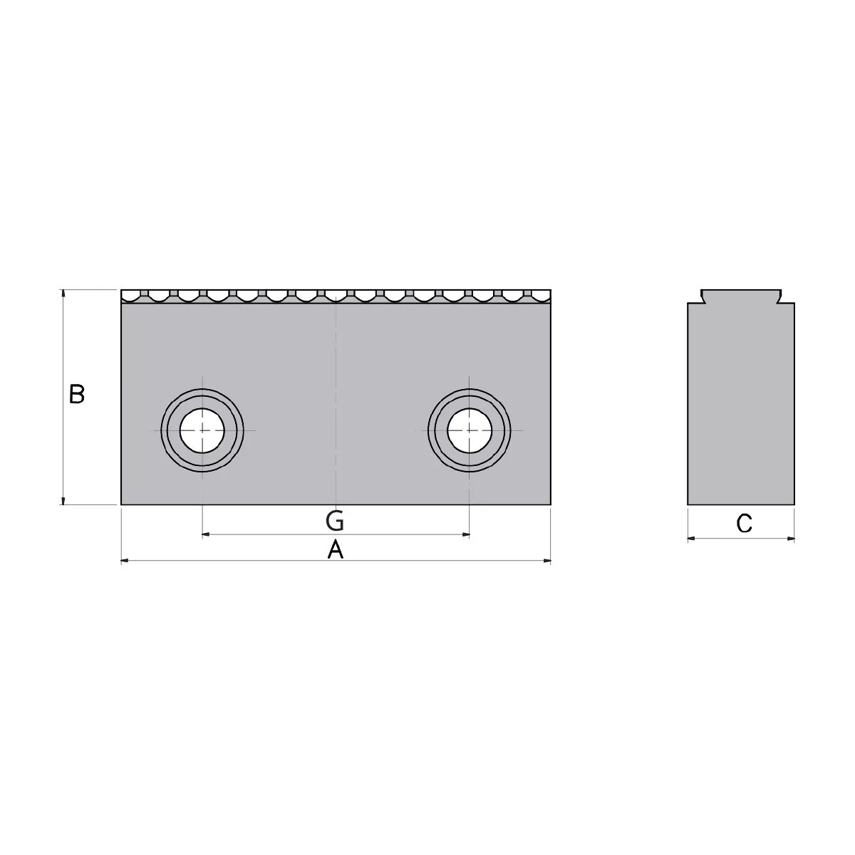 Krallenbacken (Paar) für ATW-40 / ATD-460 mit Feinstufe