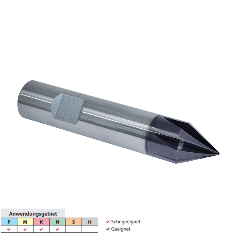 ZCC-CT VHM-Entgratfräser 60° D3.0mm Z3