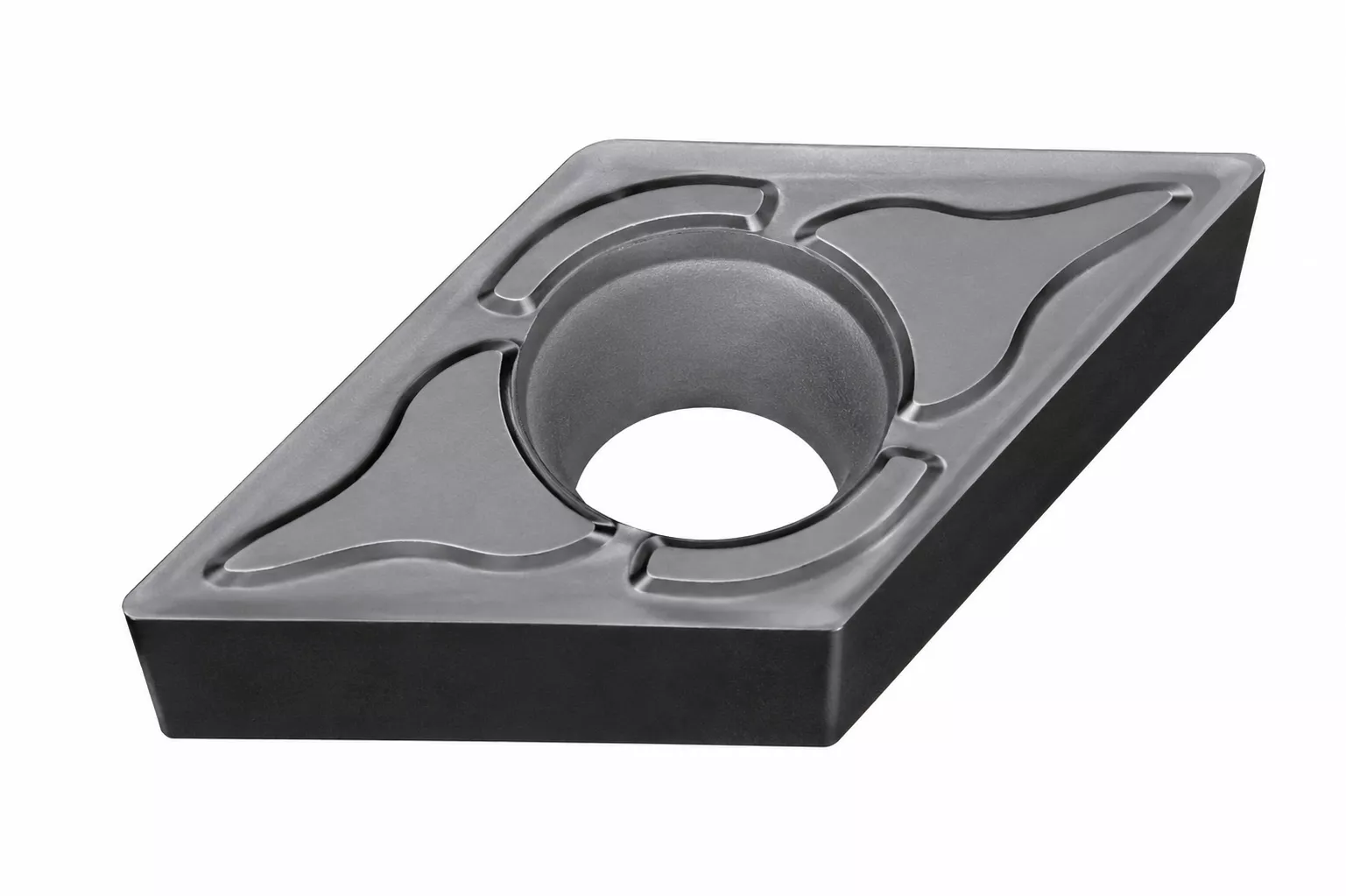 Wendeschneidplatte DCMT070204-EF YBG205 von ZCC Cutting Tools, positiv, HC, für präzises Drehen