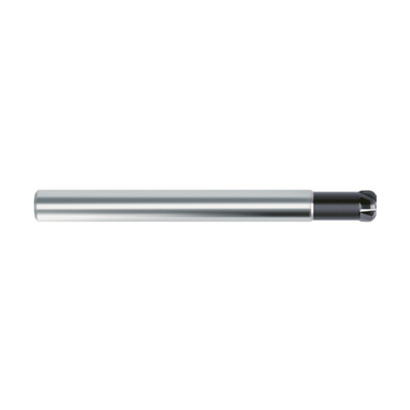 VHM-Fräser PM-4HL-D10.0-R2.0 KMG405 mit 10 mm Durchmesser, 4 Schneiden und 2 mm Radius, unbeschichtet