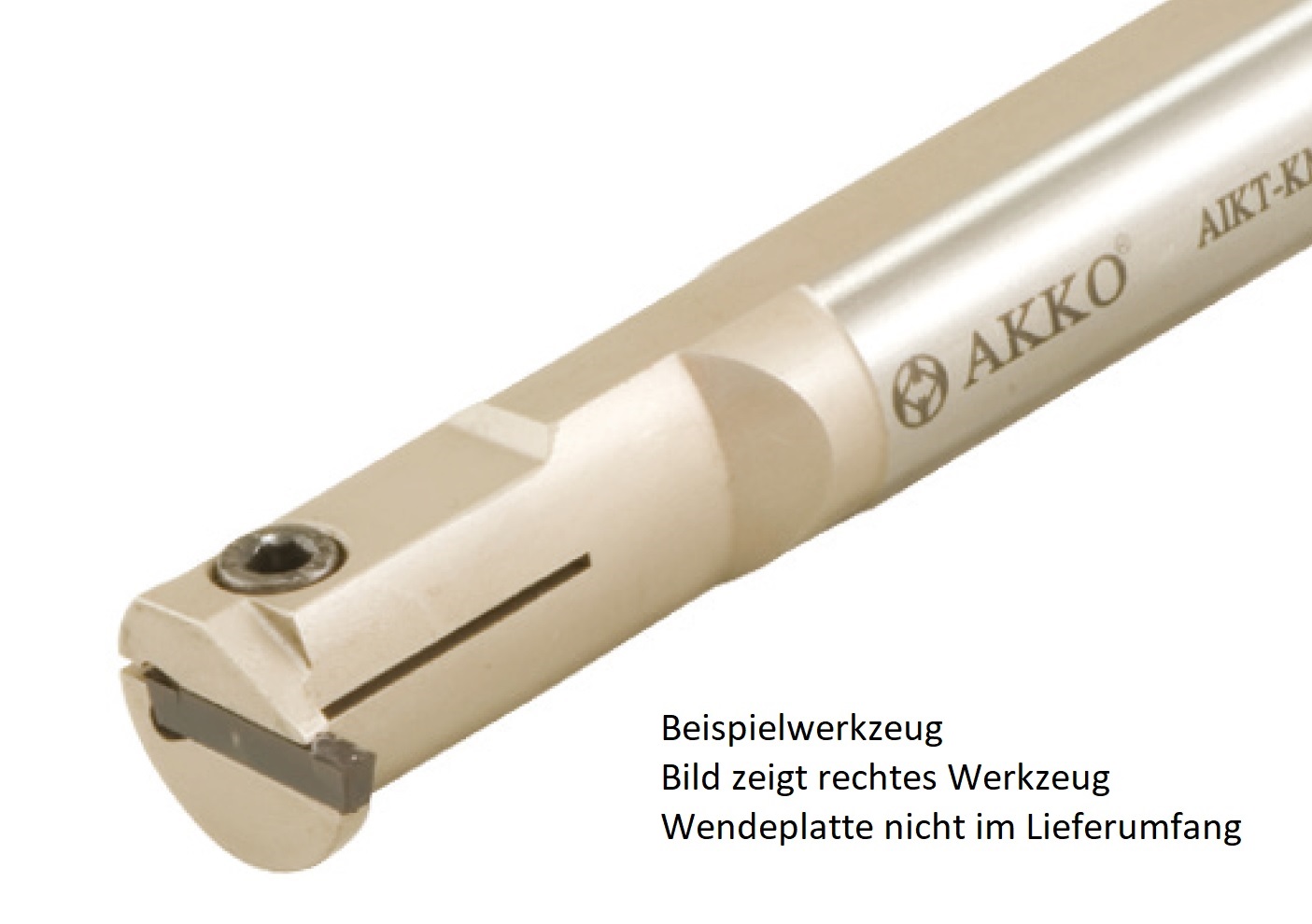 AKKO-Innen-Stechhalter, kompatibel mit Kennametal-Stechplatte A4.-3
Schaft-ø 20, ohne Innenkühlung, rechts
