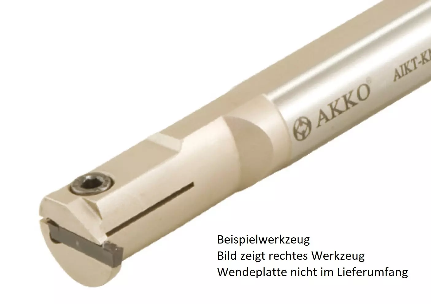 AKKO-Innen-Stechhalter, kompatibel mit Kennametal-Stechplatte A4.-3 Schaft-ø 20, ohne Innenkühlung, rechts