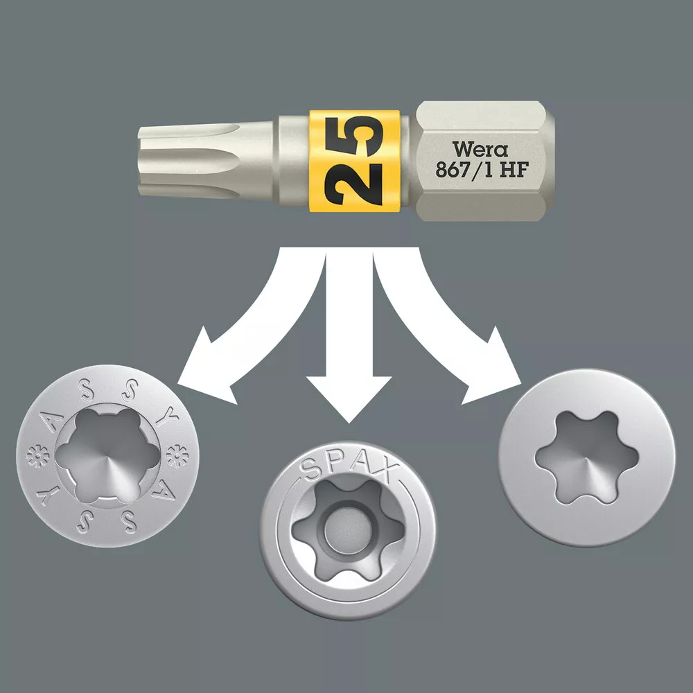 867/1 TORX® HF Bits mit Haltefunktion
