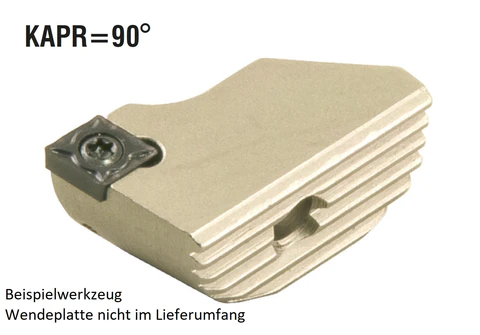 AKKO - Kurzdrehhalter für einstellbaren Schrupp-Spindelkopf ø 28-38 mm,
für Wendeplatte ISO CC..0602..