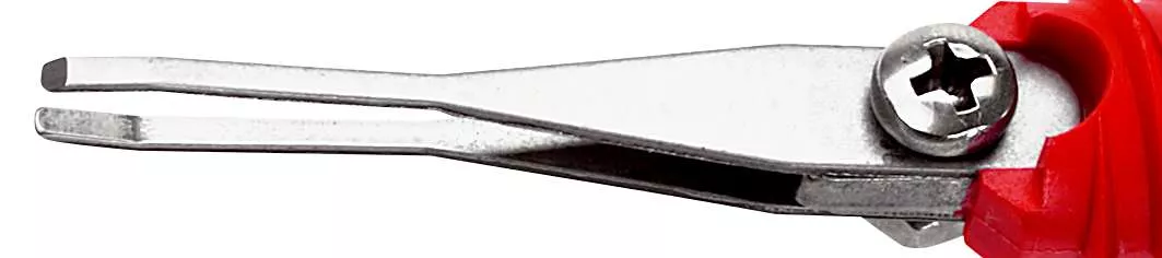 Entriegelungswerkzeug für Flachstecker 19729-08 mit Doppelklinge 0,8 x 1,5 mm, Einstellmaß 3,3 mm