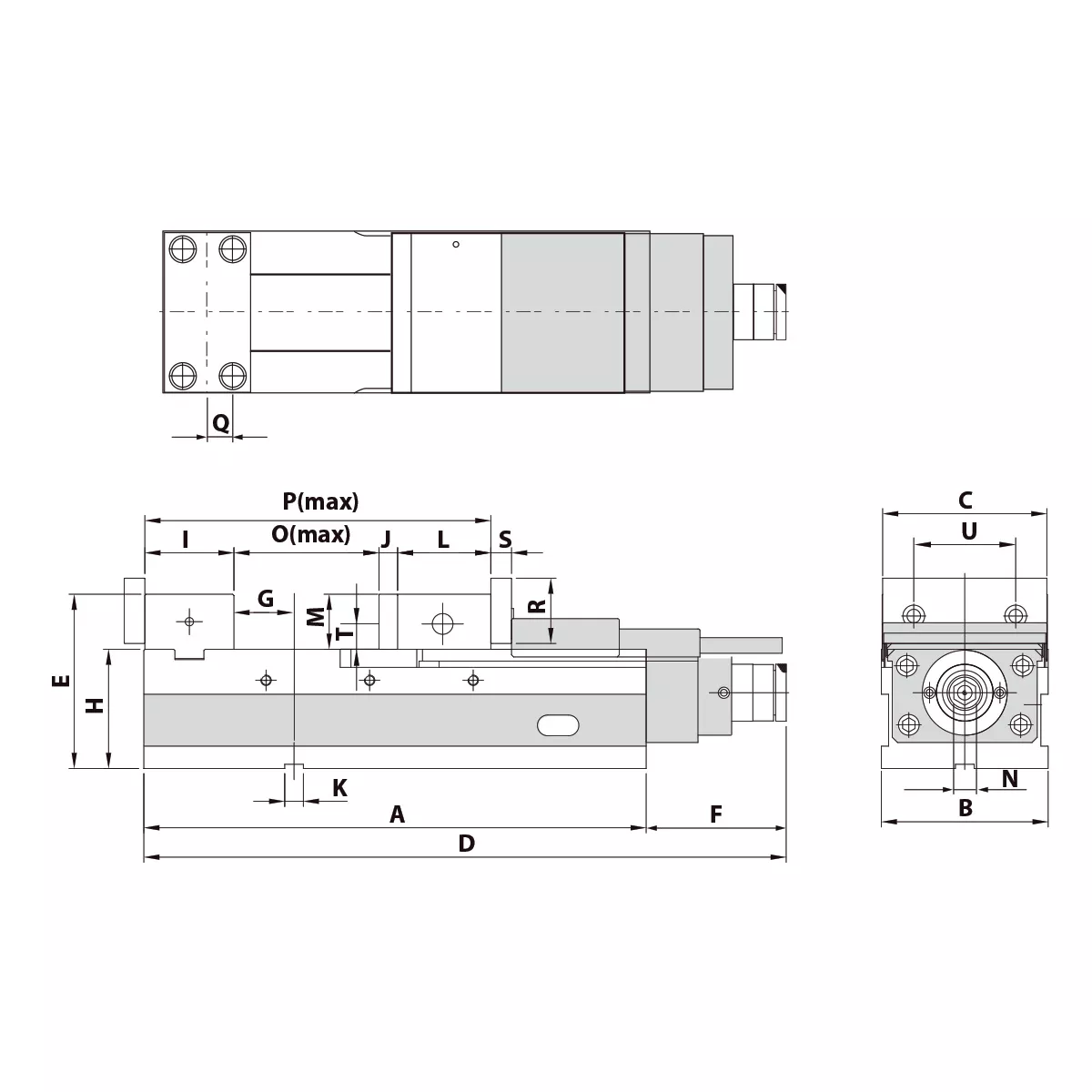 Präzisionsschraubstock AVQ-100G/HV mechanisch mit Spannkraftverstärker
