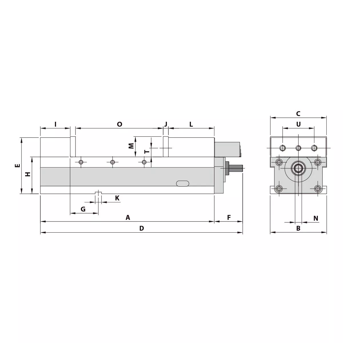 Präzisionsschraubstock AVC-200G/HV mechanisch