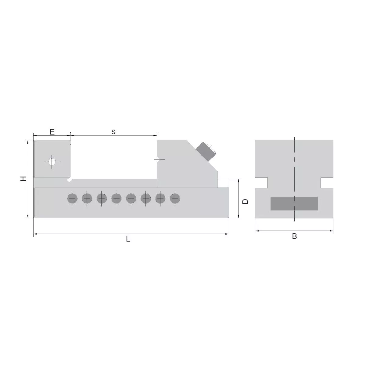 Schleif- und Kontrollschraubstöcke mit Schnellverstellung 100 mm
