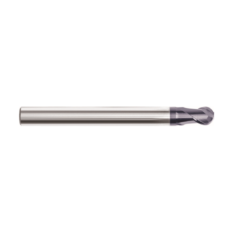 Kugelfräser GM-2BFP-R0.75 mit R=0.75 und 2 Zähnen, beschichtet, Schaft HA