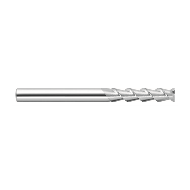 Aluminium-Fräser Ø 4.0 mm mit 2 Schneiden, Schaft HA, unbeschichtet von ZCC Cutting Tools