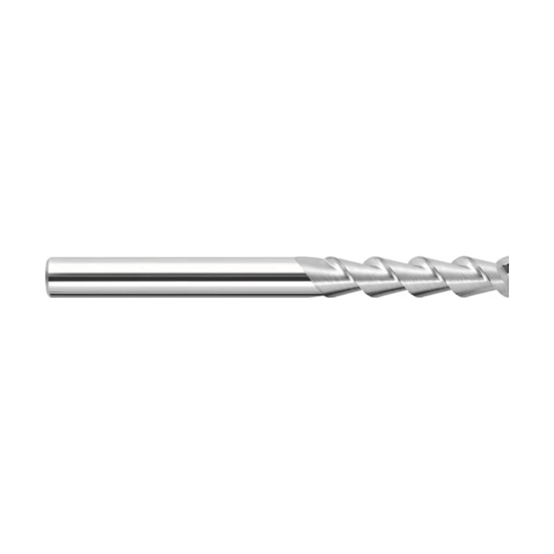 Aluminium-Fräser Ø 4.0 mm mit 2 Schneiden, Schaft HA, unbeschichtet von ZCC Cutting Tools