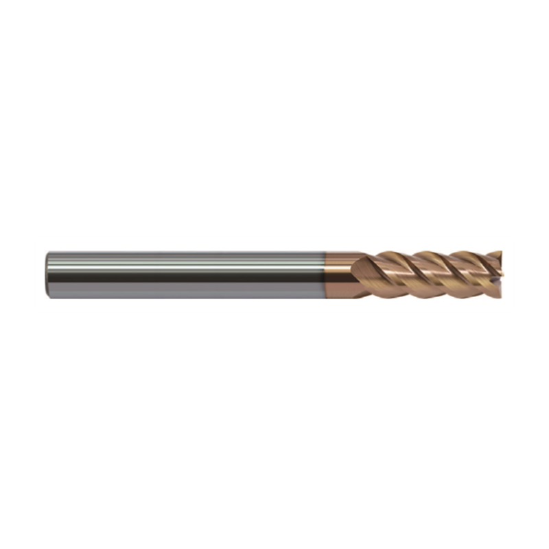 VHM-Fräser Ø 8.0 mm mit 4 Zähnen, Schaft HA und Beschichtung von ZCC Cutting Tools
