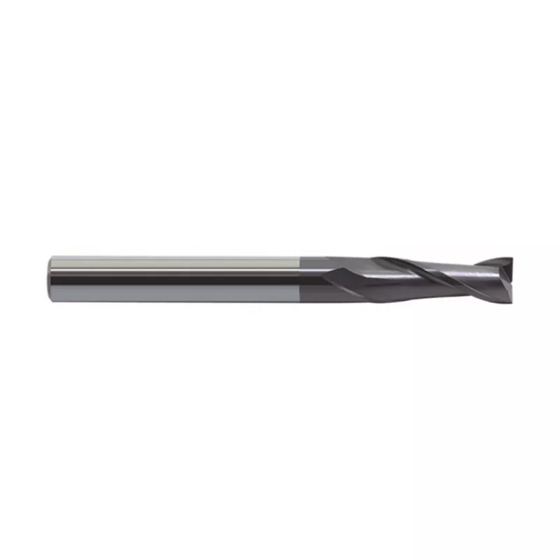 VHM-Fräser PM-2E-D18.0 KMG405 mit 2 Schneiden, Durchmesser 18 mm, HSS-Schaft und Beschichtung
