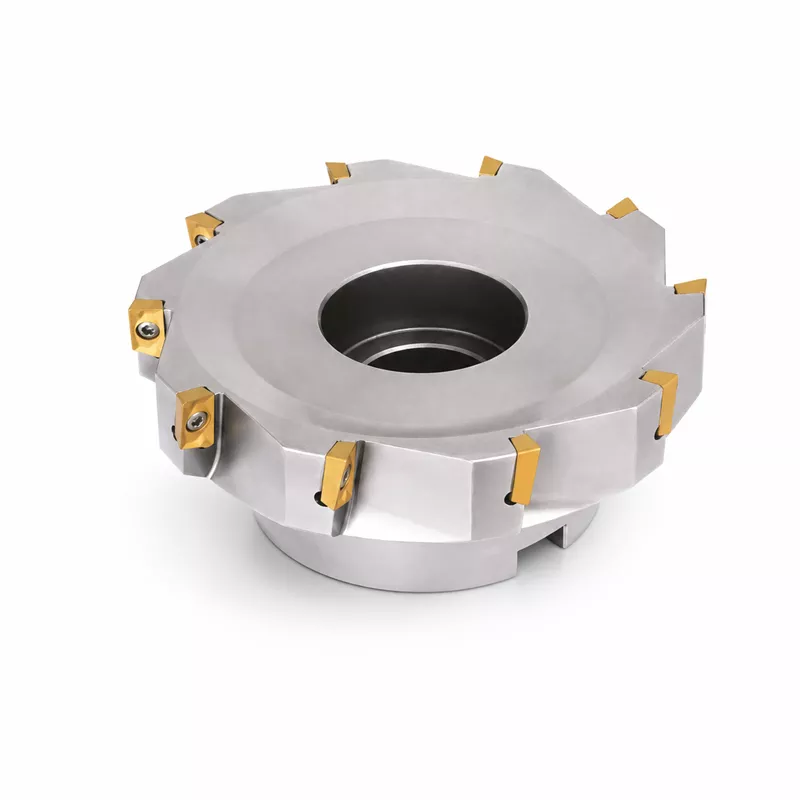 Eckfräser Ø 160 mm mit 7 Schneiden, Breite 40 mm, AP16, Krümmung 90°