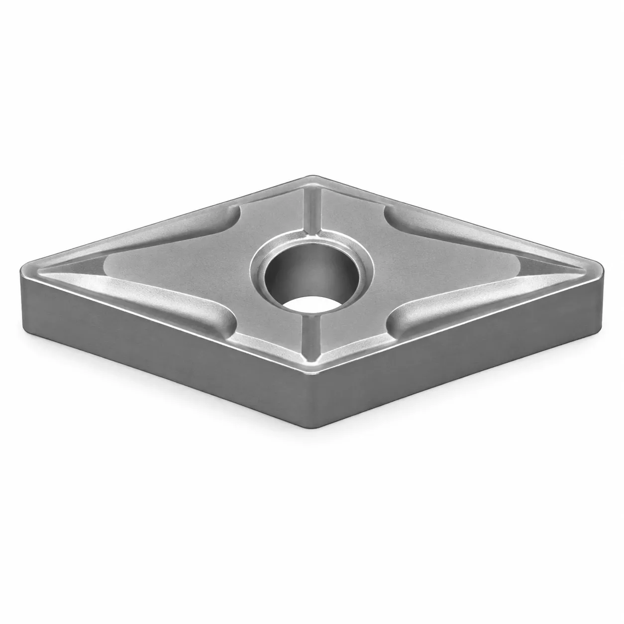 Wendeschneidplatte VNMG160408-EF YBG205 von ZCC Cutting Tools mit negativem Schneidenwinkel und HC-Beschichtung