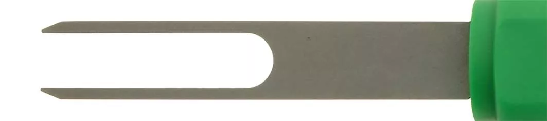 Entriegelungswerkzeug für Flachstecker 09720-B7 mit Einzelklinge 2,4 x 1,1 mm, Einstellmaß 7,8 mm