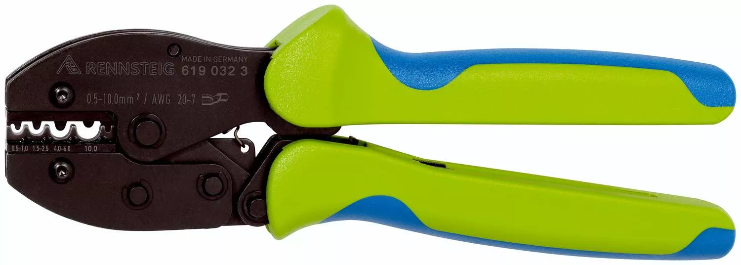 Crimpzange PEW 9 für unisolierte Verbinder 0,5 - 10,0 mm²