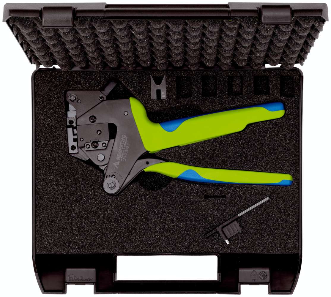 Sondermodell PEW 12 für geschirmte modulare Steckverbinder Molex, Systemmaß 16 mm Sondermodell PEW 12 für geschirmte modulare Steckverbinder Molex, Systemmaß 16 mm