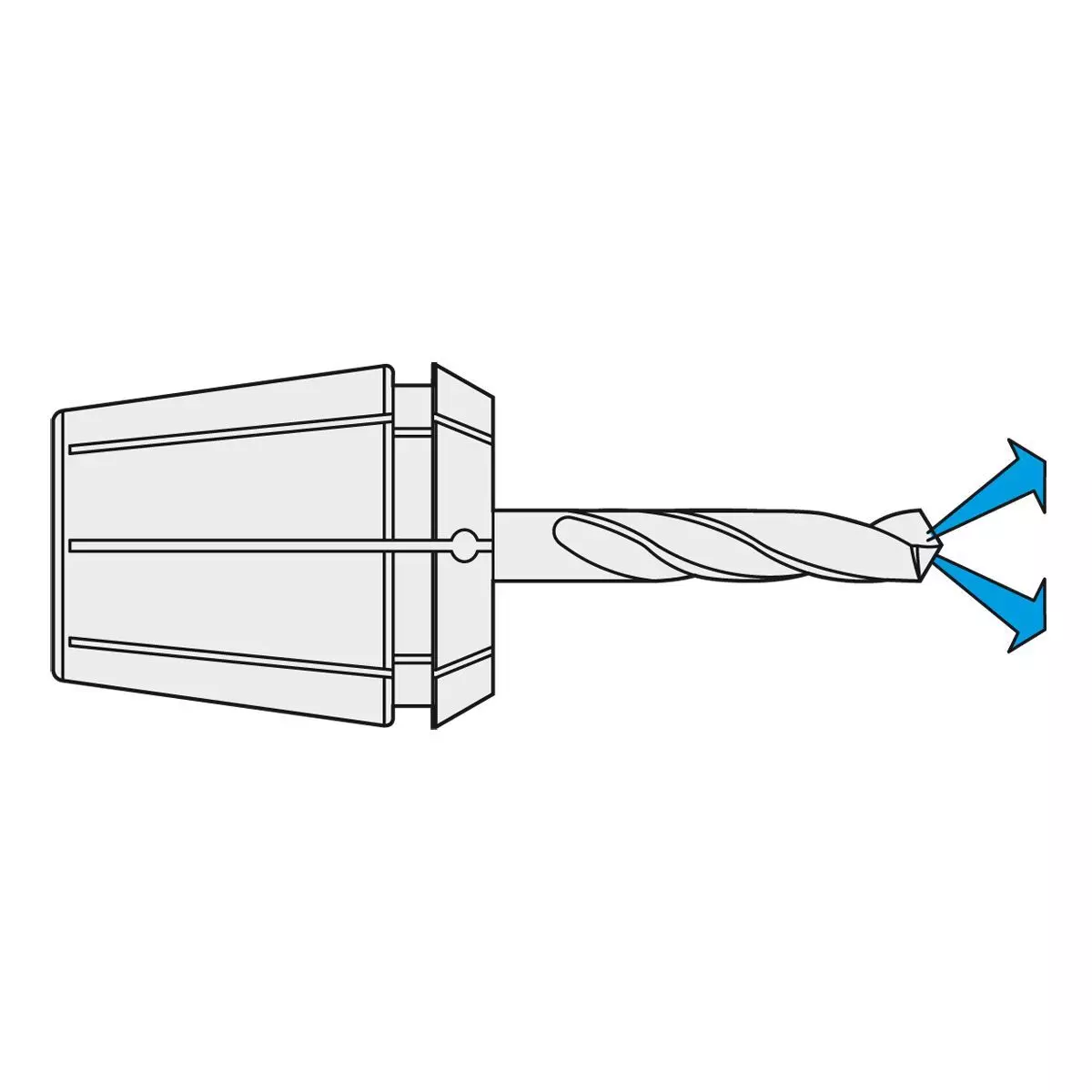 Spannzangen mit Abdichtung für IK - ISO 15488 B (DIN 6499 B) | ER System
