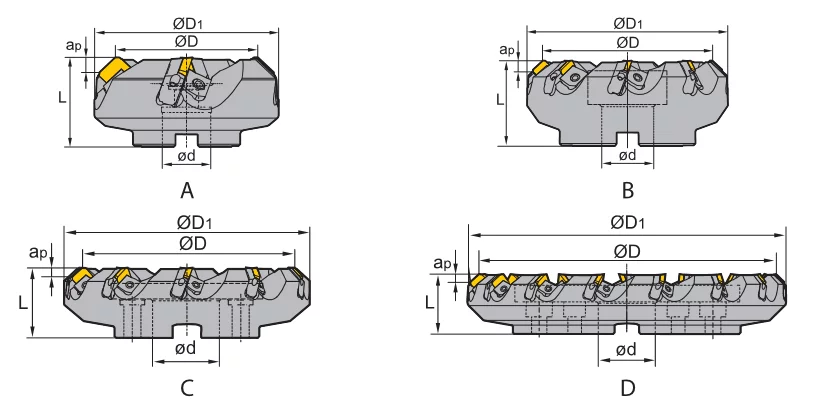 Planfräser FMA03-080-A27-SE12-04
