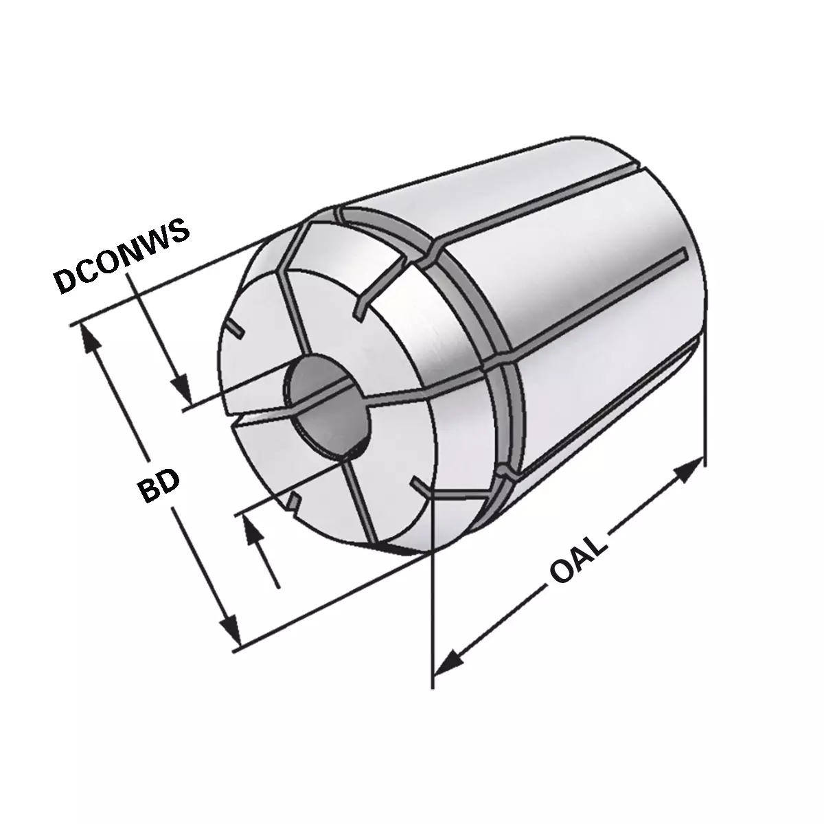 Gewindebohrer Spannzangen - ISO 15488 B (DIN 6499 B) | ER System