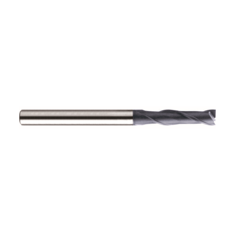 VHM-Fräser GM-2EX-D10.0 KMG303 mit 10 mm Durchmesser, 2 Schneiden und HA-Schaft, beschichtet