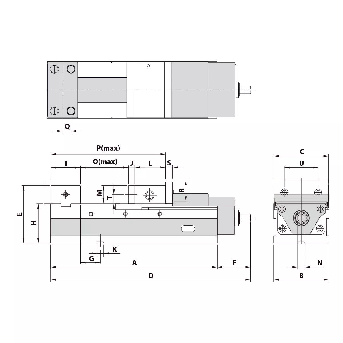 Präzisionsschraubstock AVL-100G/HV mechanisch