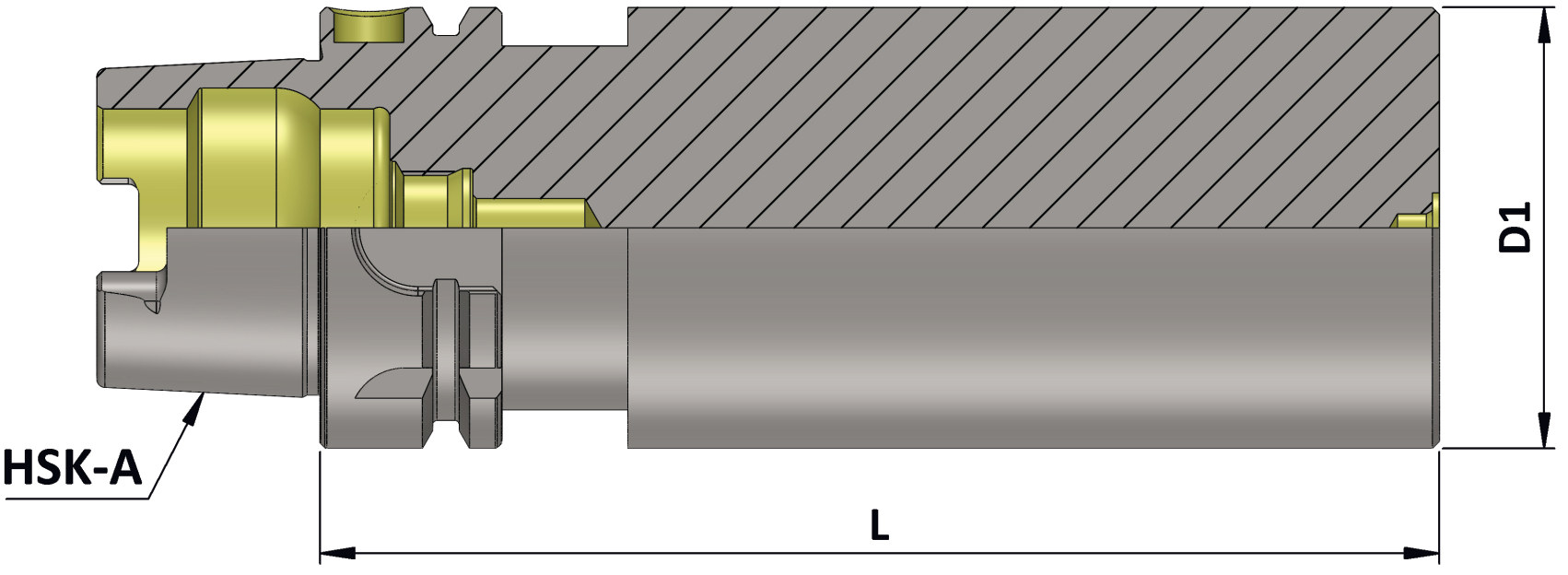 HSK-A 63 (DIN 69893-1) Bohrstangenrohling