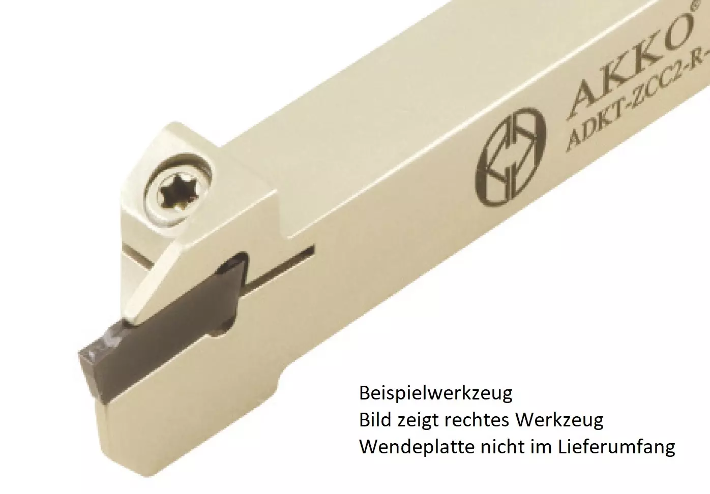 Abstechhalter ADKT-ZCC2-R-1212-2-T12-K-S