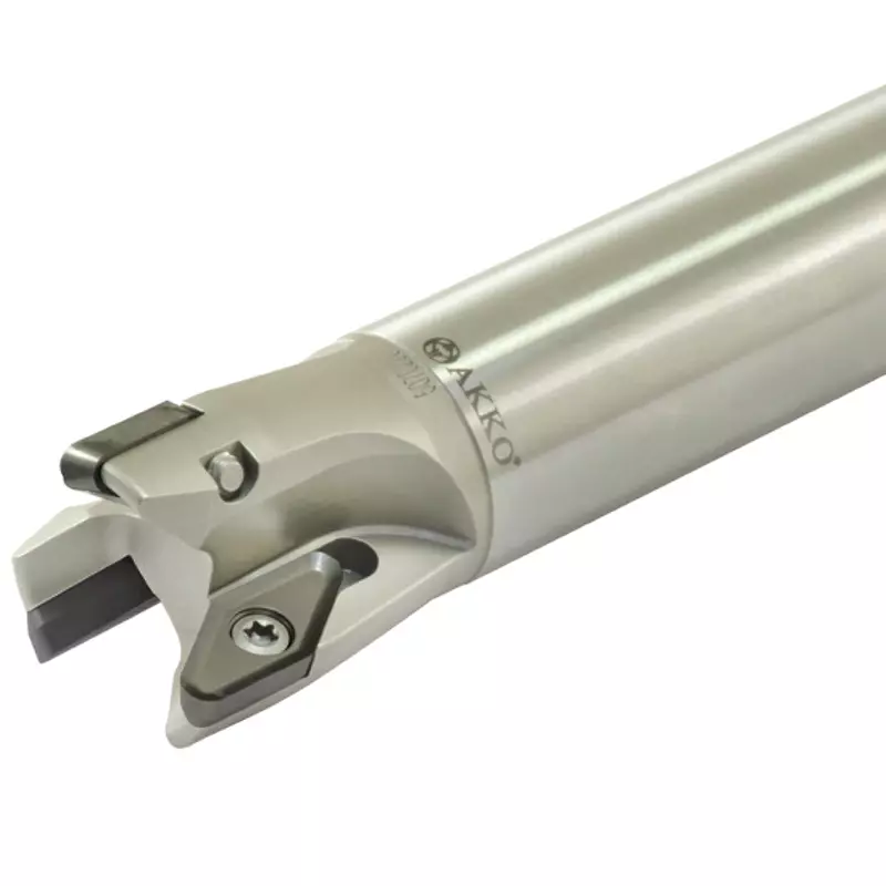 AKKO Wendeplatten-Schaftfräser mit 40 mm Schneiden-ø, 90° Winkel, Schaft-ø 32 mm und Innenkühlung