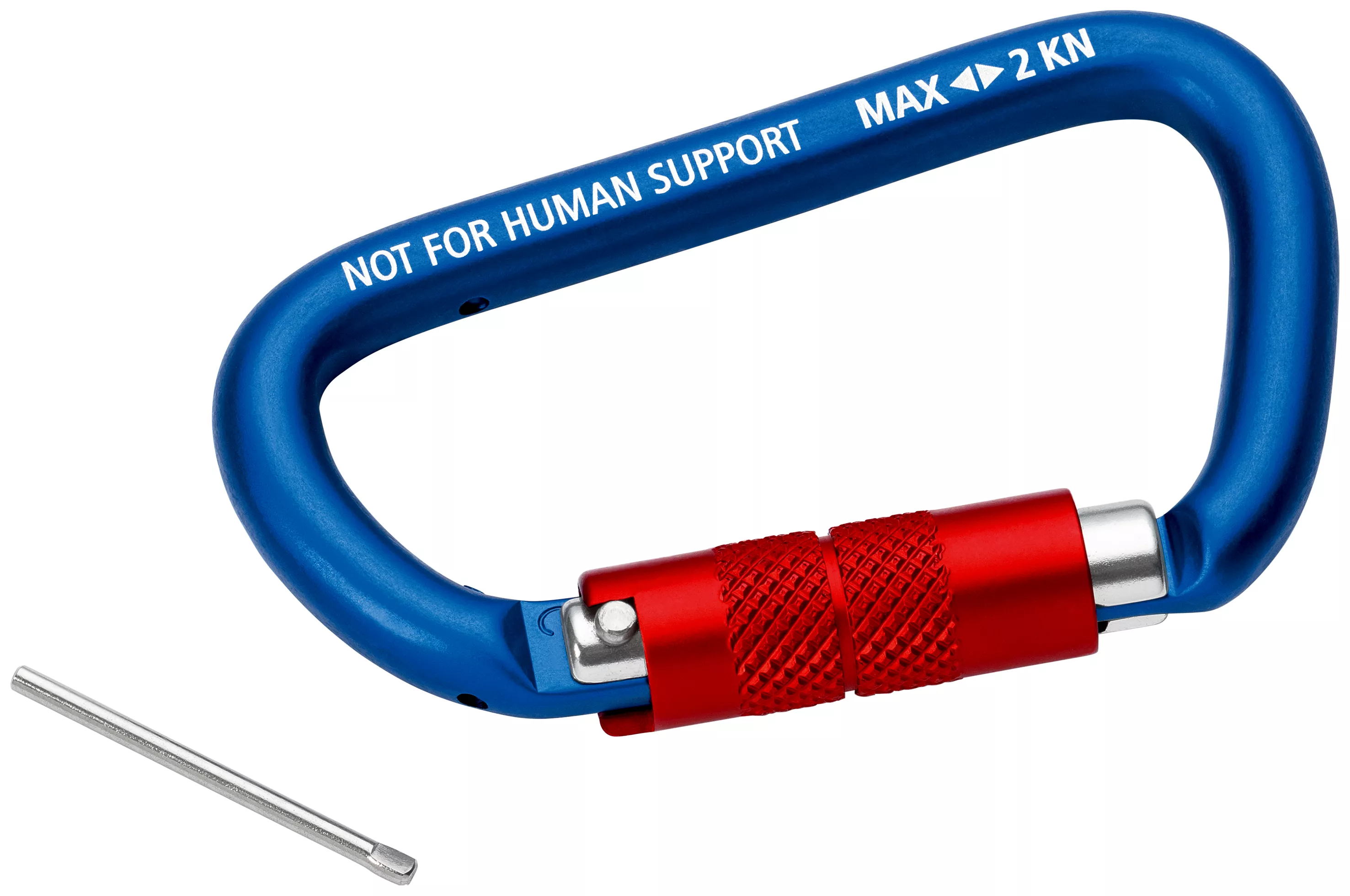 KNIPEX 00 50 03 T BK Materialkarabiner 2 Stück 82 mm