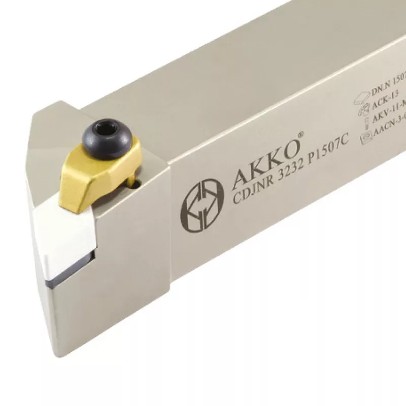 CDJNR 3232 P1507C Akko Außendrehhalter für Keramik-Wendeschneidplatten, 170 mm lang, Schaft 32 mm x 32 mm