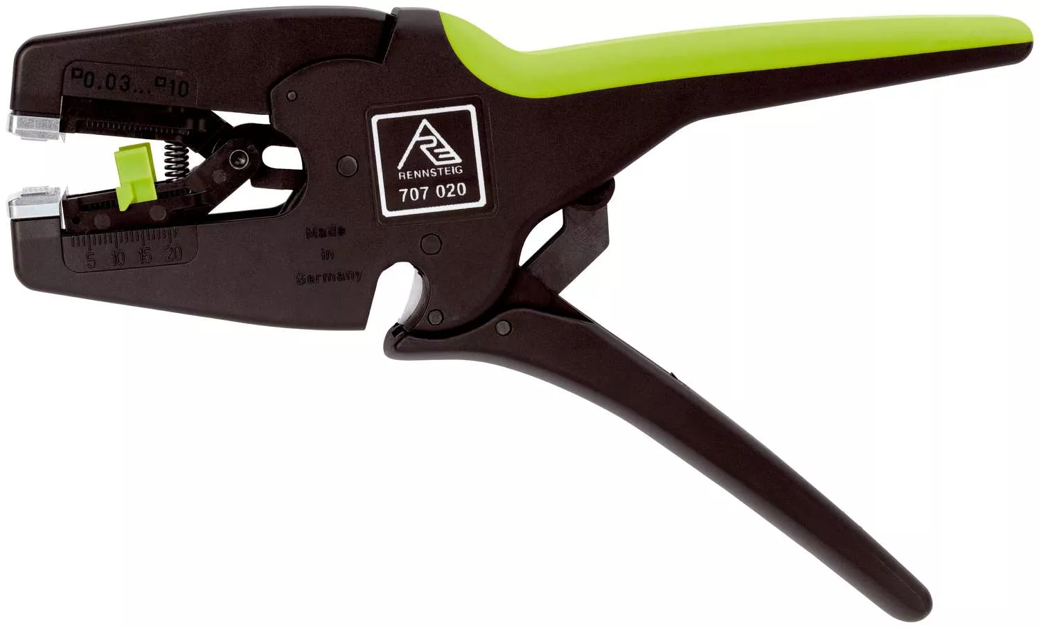 Multistrip® 10, selbsteinstellende Abisolierzange 0,03 - 10,0 mm²