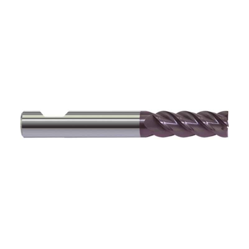 EPM-4E-D12.0-W KMG406 VHM-Fräser mit 4 Schneiden, Durchmesser 12 mm, HB-Schaft, beschichtet