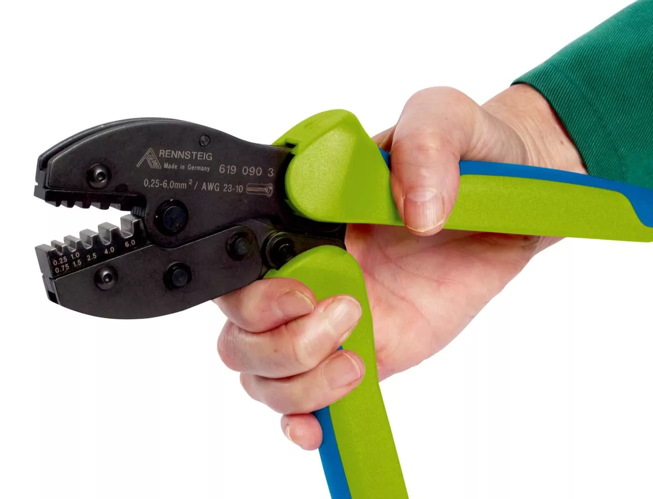 Crimpzange PEW 9 für Aderendhülsen 0,25 - 6,0 mm²