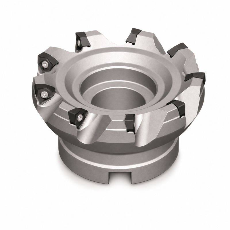 Eckfräser FMP12-100-B32-WN08-06C mit Durchmesser 100 mm, 6 Schneiden und 32 mm Breite