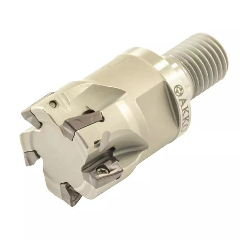 AKKO-Einschraubfräser ø 16 mm, 90°, kompatibel mit Kyocera BDMT 11T3.. Gewindeschaft M 8, mit Innenkühlung, Z=2 AKKO-Einschraubfräser ø 16 mm, 90°, kompatibel mit Kyocera BDMT 11T3.. Gewindeschaft M 8, mit Innenkühlung, Z=2