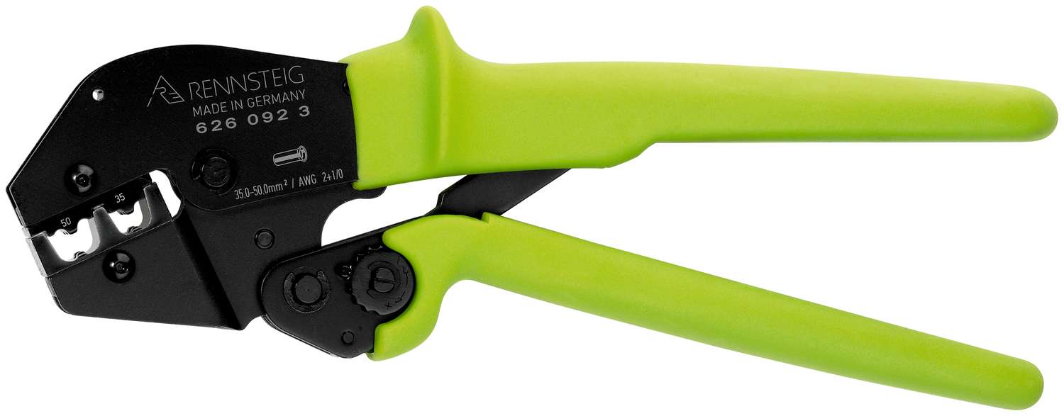 Crimpzange PEW 16 für isolierte und nicht isolierte Aderendhülsen 35,0 / 50,0 mm² Crimpzange PEW 16 für isolierte und nicht isolierte Aderendhülsen 35,0 / 50,0 mm²