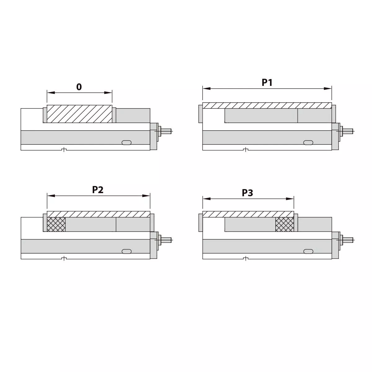 Präzisionsschraubstock AVC-200G/HV mechanisch