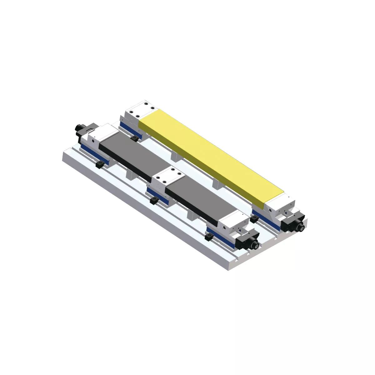 Präzisionsschraubstock AOM-200/HV mechanisch mit Spannkraftverstärker