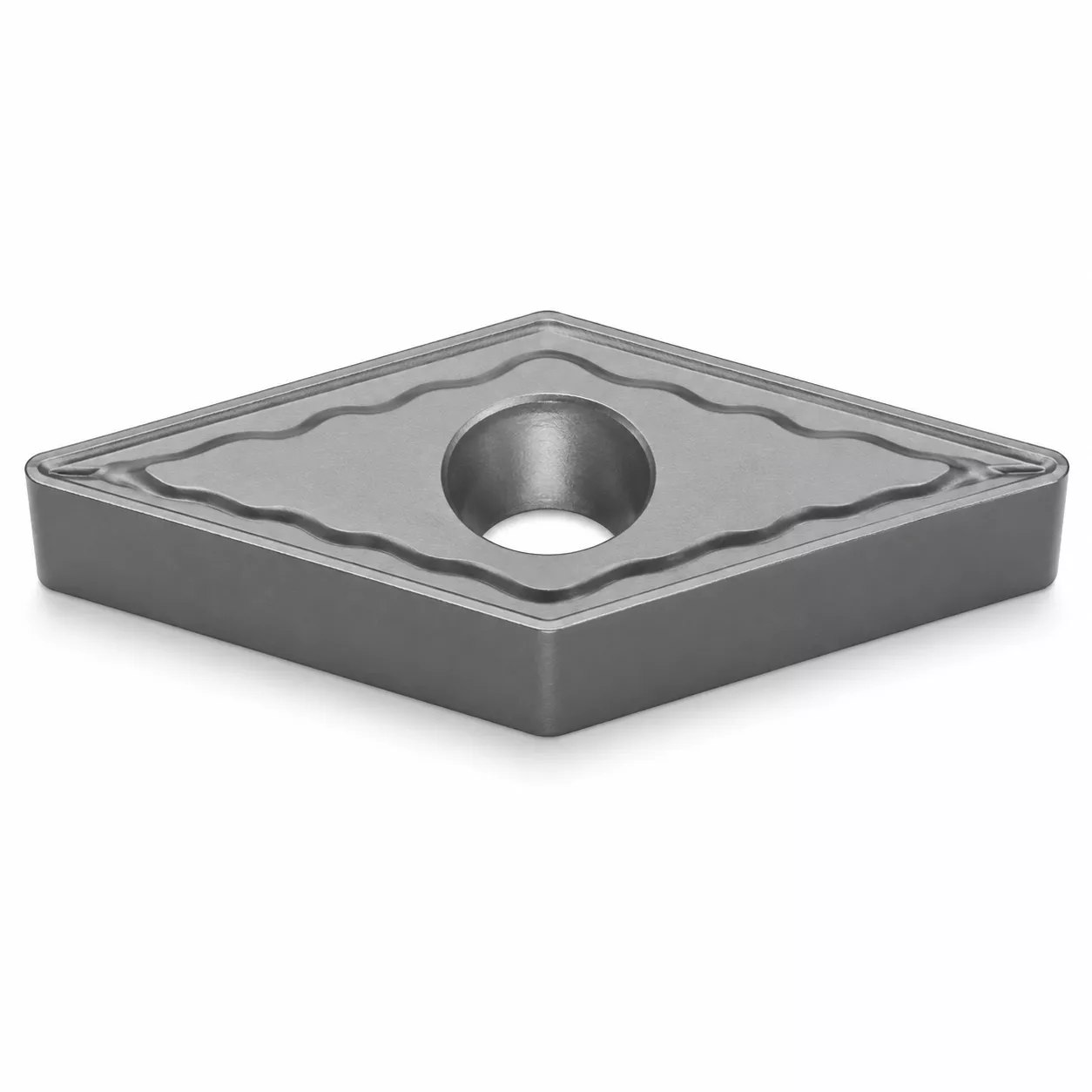Wendeschneidplatte VCMT160404-EM YBG205H von ZCC Cutting Tools, positiv, HC, für präzises Drehen