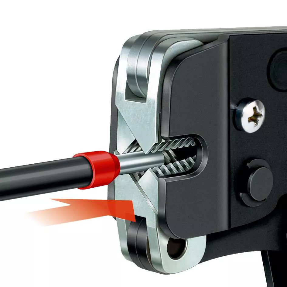 Aderendhülsencrimpzange PEW 8.87 für 0,08 - 10,0 mm², brüniert