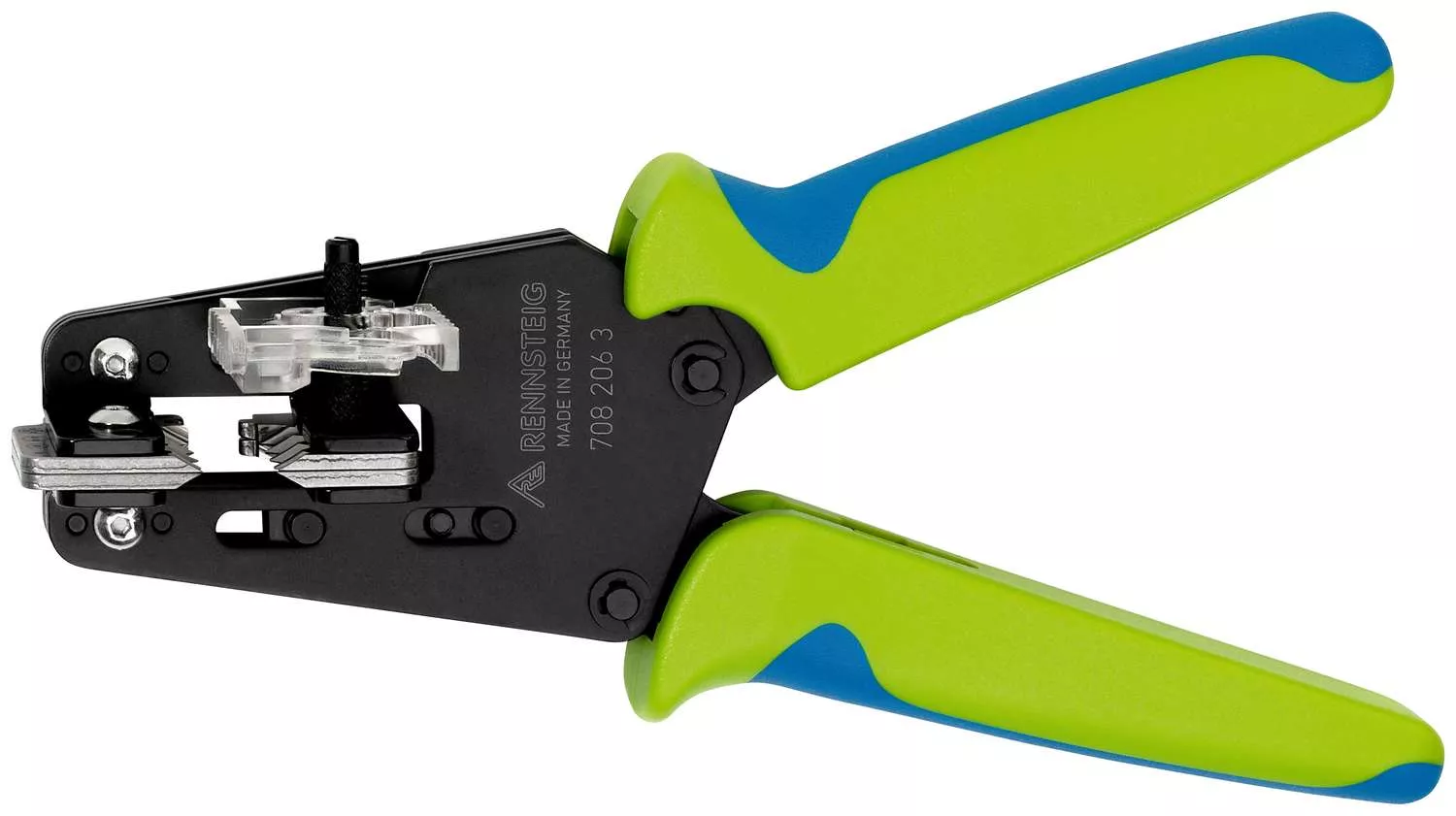 Abisolierzange für POF-Kabel 1, 2 und 4 adrig Ø 2,2 mm