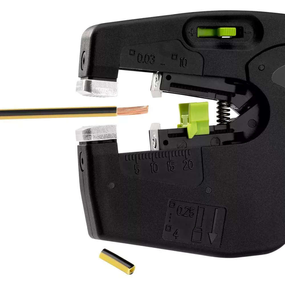 Multistrip® 10 plus, selbsteinstellende Abisolierzange 0,03 - 10,0 mm² mit Crimpfunktion